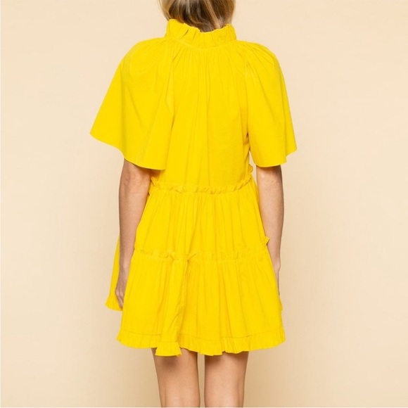 CHARINA SARTE Mila Tunic Dress In Mango Size XS - Picture 4 of 13